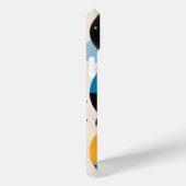 明るい色の円を持つ曲線型枠 Case-Mate iPhoneケース (裏面 / 右)
