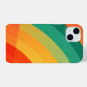 明るい色の円弧の背景 Case-Mate iPhoneケース (裏面 (横))