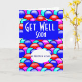 明るい色の吹き出しでメッセージを追加 カード (黄色い花)