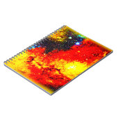 明るい色の宇宙。買今 ノートブック (左側)