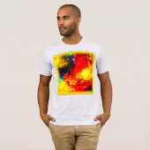 明るい色の宇宙。買今 Tシャツ (正面フル)