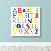 明るい色の手紙Megan Meagher キャンバスプリント (インサイチュ (ウッドフロア))