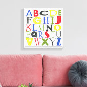 明るい色の手紙Megan Meagher キャンバスプリント (インサイチュ (リビング))