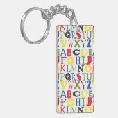 明るい色の手紙Megan Meagher キーホルダー (正面左)