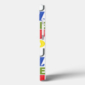 明るい色の手紙Megan Meagher Case-Mate iPhoneケース (裏面 / 左)