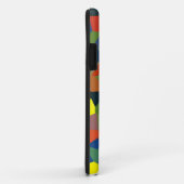 明るい色の抽象芸術モザイクパターン Case-Mate iPhoneケース (裏面/右)