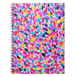 明るい色の抽象芸術水色 ノートブック