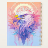 明るい色の抽象芸術 プランナー手帳 (裏面)