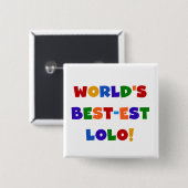 明るい色の最最高のも高いロロTシャツとギフト 缶バッジ (正面&裏面)