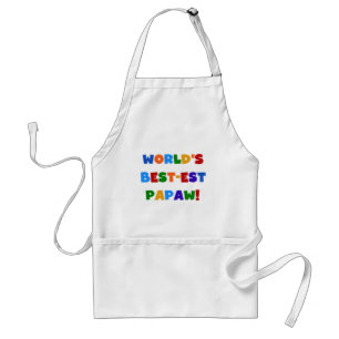 明るい色の最高の最も高いパポーTシャツとギフト スタンダードエプロン