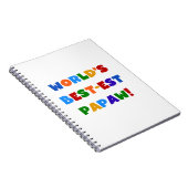 明るい色の最高の最も高いパポーTシャツとギフト ノートブック (右側)