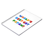 明るい色の最高の最も高いパポーTシャツとギフト ノートブック (左側)