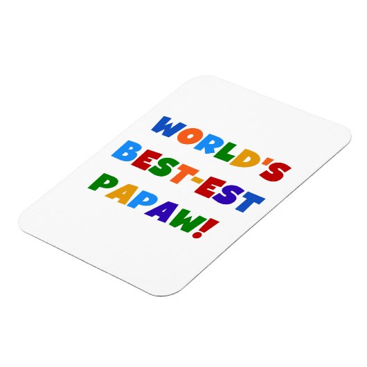 明るい色の最高の最も高いパポーTシャツとギフト マグネット (左側)