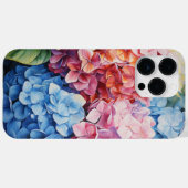 明るい色の水彩紫陽花 Case-Mate iPhoneケース (裏面 (横))