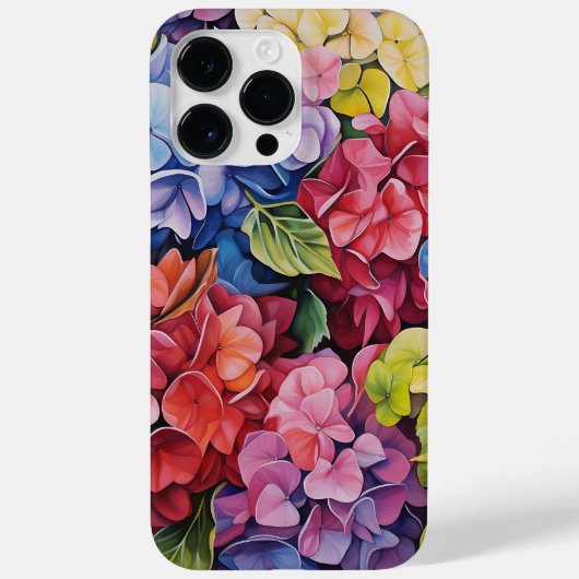 明るい色の水彩紫陽花 Case-Mate iPhoneケース (裏面)