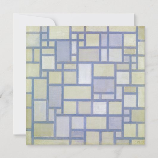 明るい色の灰色の線 |ピートモンドリアン | (正面)