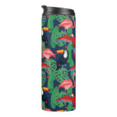 明るい色の熱帯鳥 タンブラー (回転右)