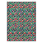 明るい色の熱帯鳥 テーブルクロス (正面)