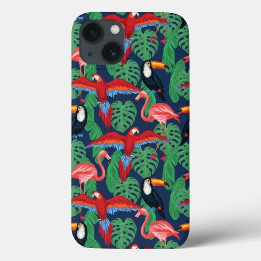明るい色の熱帯鳥 Case-Mate iPhoneケース (裏面)