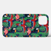 明るい色の熱帯鳥 Case-Mate iPhoneケース (裏面 (横))
