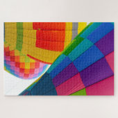 明るい色の熱気球 ジグソーパズル (横)