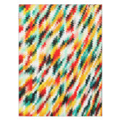 明るい色の熱狂する抽象芸術 テーブルクロス (正面)