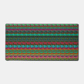 明るい色の熱狂する抽象芸術 デスクマット (正面)