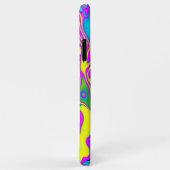 明るい色の熱狂する抽象芸術 Case-Mate iPhoneケース (裏面/右)