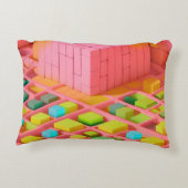 明るい色の甘さ アクセントクッション (裏面)