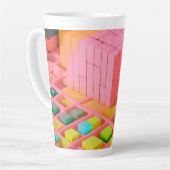 明るい色の甘さ カフェラテマグ (左アングル)