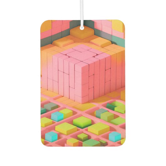 明るい色の甘さ カーエアーフレッシュナー (正面)