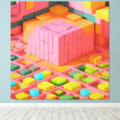 明るい色の甘さ キャンバスプリント (インサイチュ (ウッドフロア))