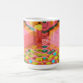 明るい色の甘さ コーヒーマグカップ (中央)