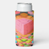 明るい色の甘さ スリム缶クーラー (Seltzer正面)