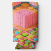 明るい色の甘さ スリム缶クーラー (裏面)