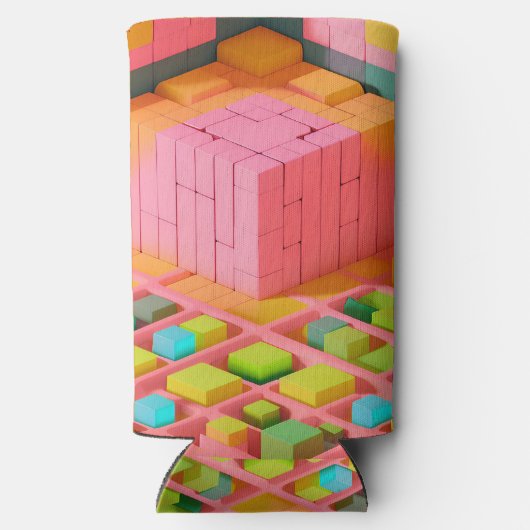 明るい色の甘さ スリム缶クーラー (裏面)