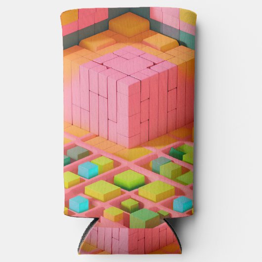 明るい色の甘さ スリム缶クーラー (正面)