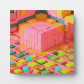 明るい色の甘さ フォトプラーク (正面)