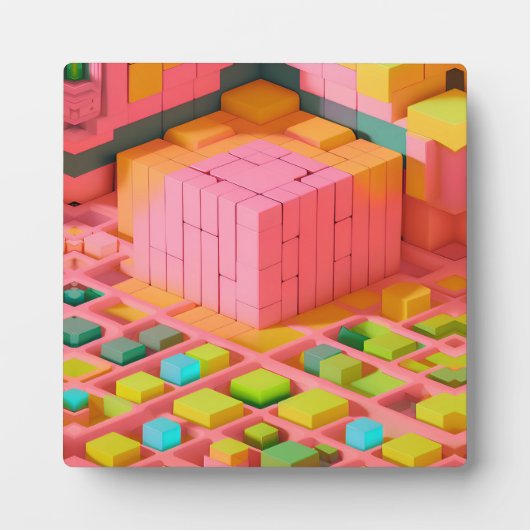 明るい色の甘さ フォトプラーク (正面)