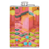 明るい色の甘さ フラスク (裏面)