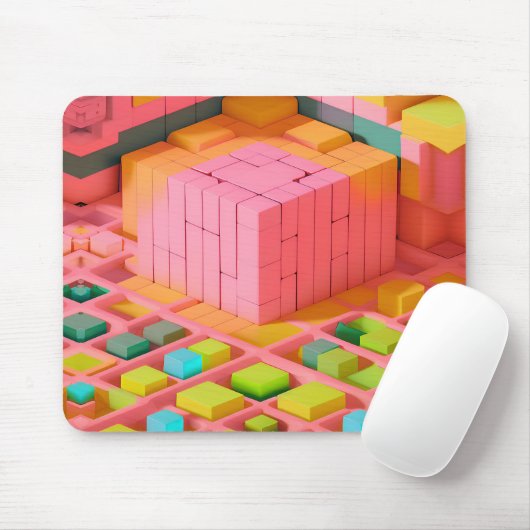 明るい色の甘さ マウスパッド (マウス)