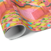 明るい色の甘さ ラッピングペーパー (ロールコーナー)