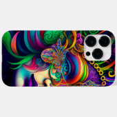 明るい色の美しいマルディグラスウーマン Case-Mate iPhoneケース (裏面 (横))