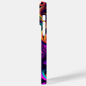 明るい色の美しいマルディグラスマスク Case-Mate iPhoneケース (裏面 / 左)