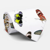 明るい色の蝶 ネクタイ (ロール)