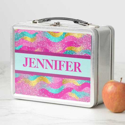 明るい色の金属製の弁当箱 メタルランチボックス (インサイチュ)