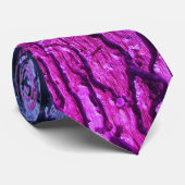 明るい色の青とピンクのネオンのグラデーション抽象芸術 ネクタイ (ロール)