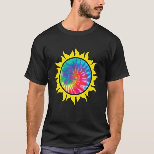 明るい色の1960年代の太陽 Tシャツ (正面)