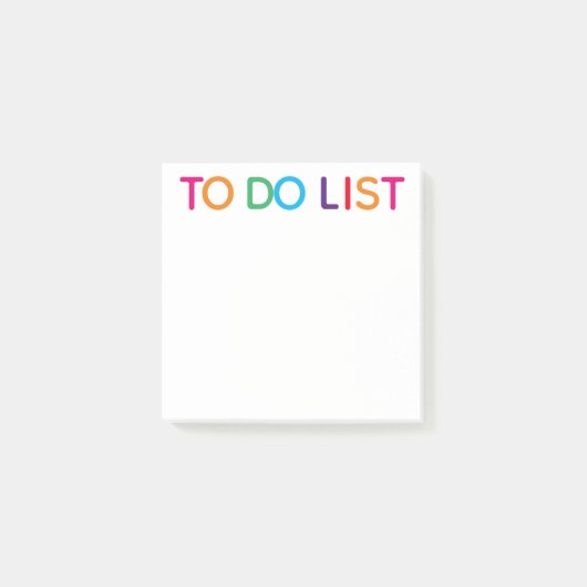 明るい色の3 x 3数々のをリストするには ポストイット (正面)