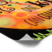 明るい色の"1つの親切な日" ポスター (角)